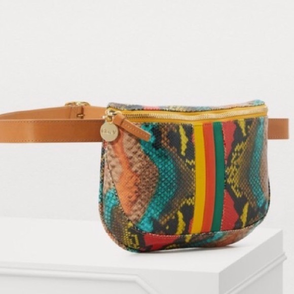 ISO CLARE V POPPY SNAKE FANNY PACK - Picture 1 of 1
